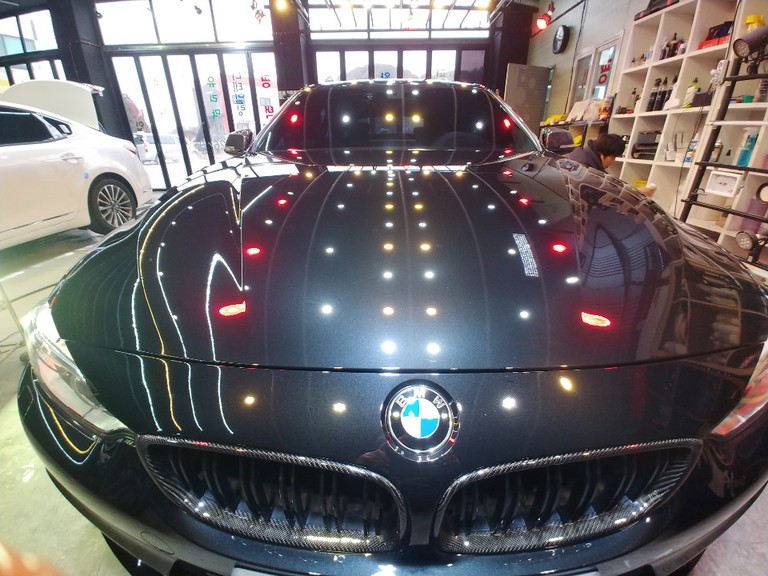 Bmw 광택유리막코팅